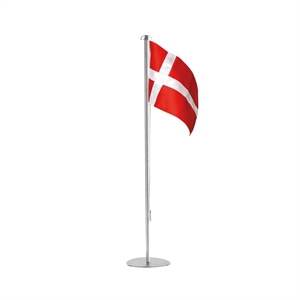 Piet Hein - Flagstang - 170 cm. høj med DANSK flag